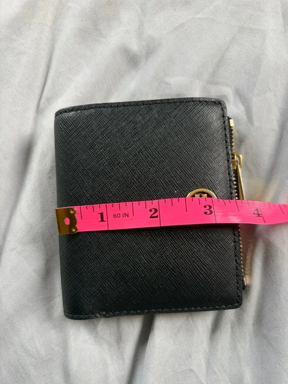 Tory Burch Robinson Mini Wallet in black